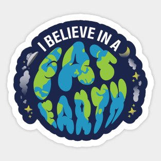 I believe in a FAT EARTH Sticker